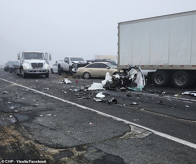 Windshields were shattered, doors torn open, and personal belongings scattered across the roadway