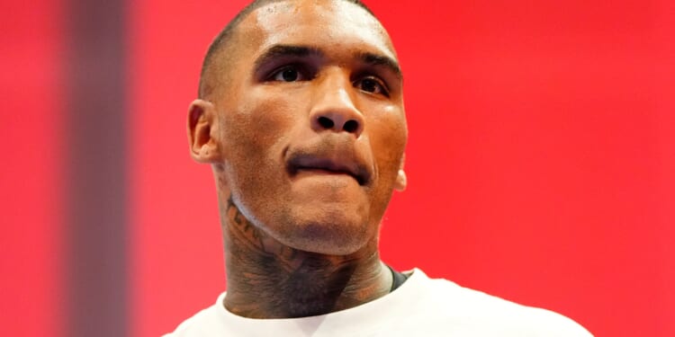 Conor Benn and welterweight rival Rolly Romero pulled apart at New York fight after going head-to-head