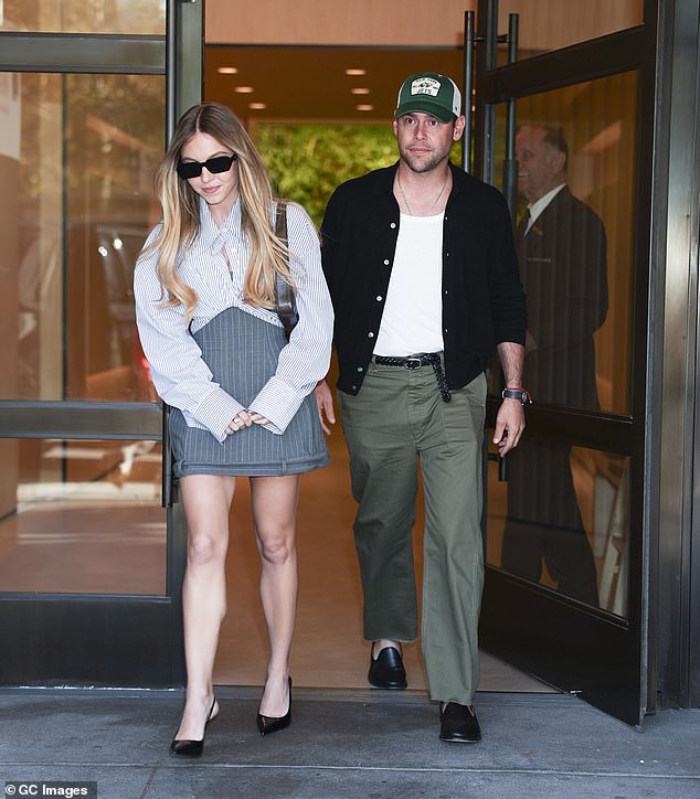 This comes amid her romance with music executive Scooter Braun. She was first linked to him last summer; pictured in October 2025