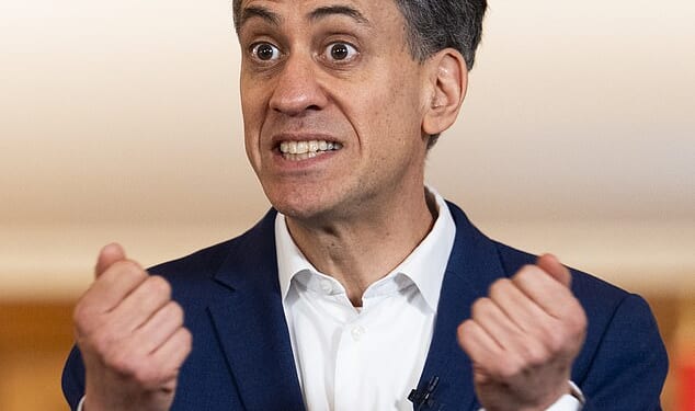 Ed Miliband, the Net Zero zealot in charge of UK energy policy