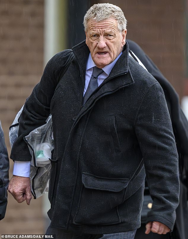 Lorry driver Anthony Burns arrives at Liverpool Crown Court for sentencing this morning