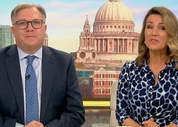 Ed Balls seemingly froze up live on GMB - with co-host Susanna Reid swiftly stepping in to help out