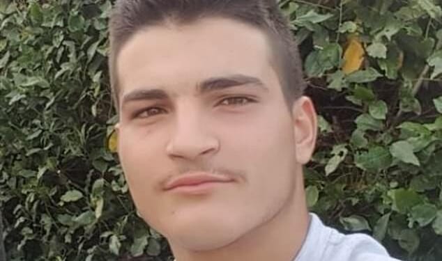 Armando Marku, 26, accompanied by his lawyer, presented himself at a police station in Tirana, Albania's capital, this morning