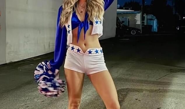 Amanda Holden's daughter Lexi Hughes transformed into a Dallas Cowboys cheerleader as she celebrated turning 20 on Tuesday