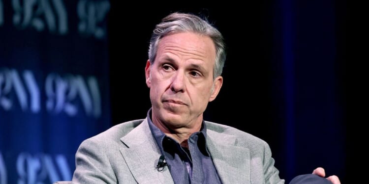 Jake Tapper attends the Jake Tapper and Alex Thompson in Conversation with David Remnick: Original Sin - President Biden's 2024 Campaign at 92NY on May 27, 2025, in New York City.