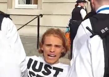 Privately educated Arthur Clifton, 25, is a leading organiser for anti-capitalist group Take Back Power and attended Latymer Upper School, one of the country's top public schools