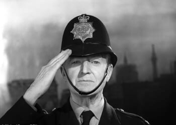 Jack Warner as Pc George Dixon in Dixon of Dock Green, the long-running BBC serial