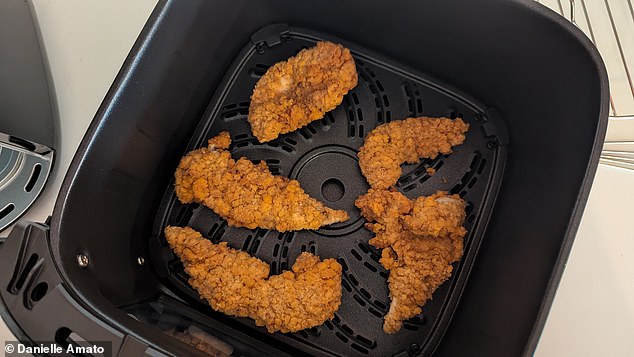 Smaller air fryers use less power overall and heat a smaller cooking area