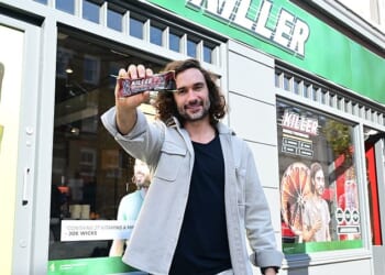 The Deliciously Ella Roasted Peanut Protein Ball is made primarily with dates, peanuts and peanut butter.