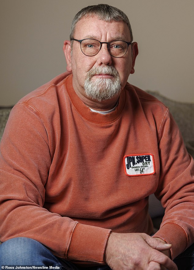 Salvation Army worker Charles Markie, 56, (pictured) was sacked after saying migrants should be sent back home 'on a f***ing boat' but insists he is not racist