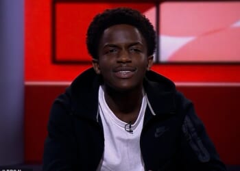 DC3, also known as Daniel Chenjerai, 18, from Northampton, was appearing on BBC News after being nominated for two MOBO awards