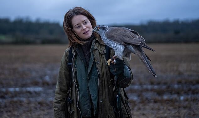 Claire Foy plays Helen Macdonald in H Is For Hawk. Helen is a chain-smoking academic at Cambridge University who, since girlhood, has shared a fascination for birds of prey with her father, Alisdair