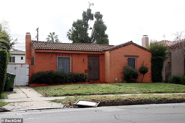 Rourke is facing eviction from his home imminently - pictured