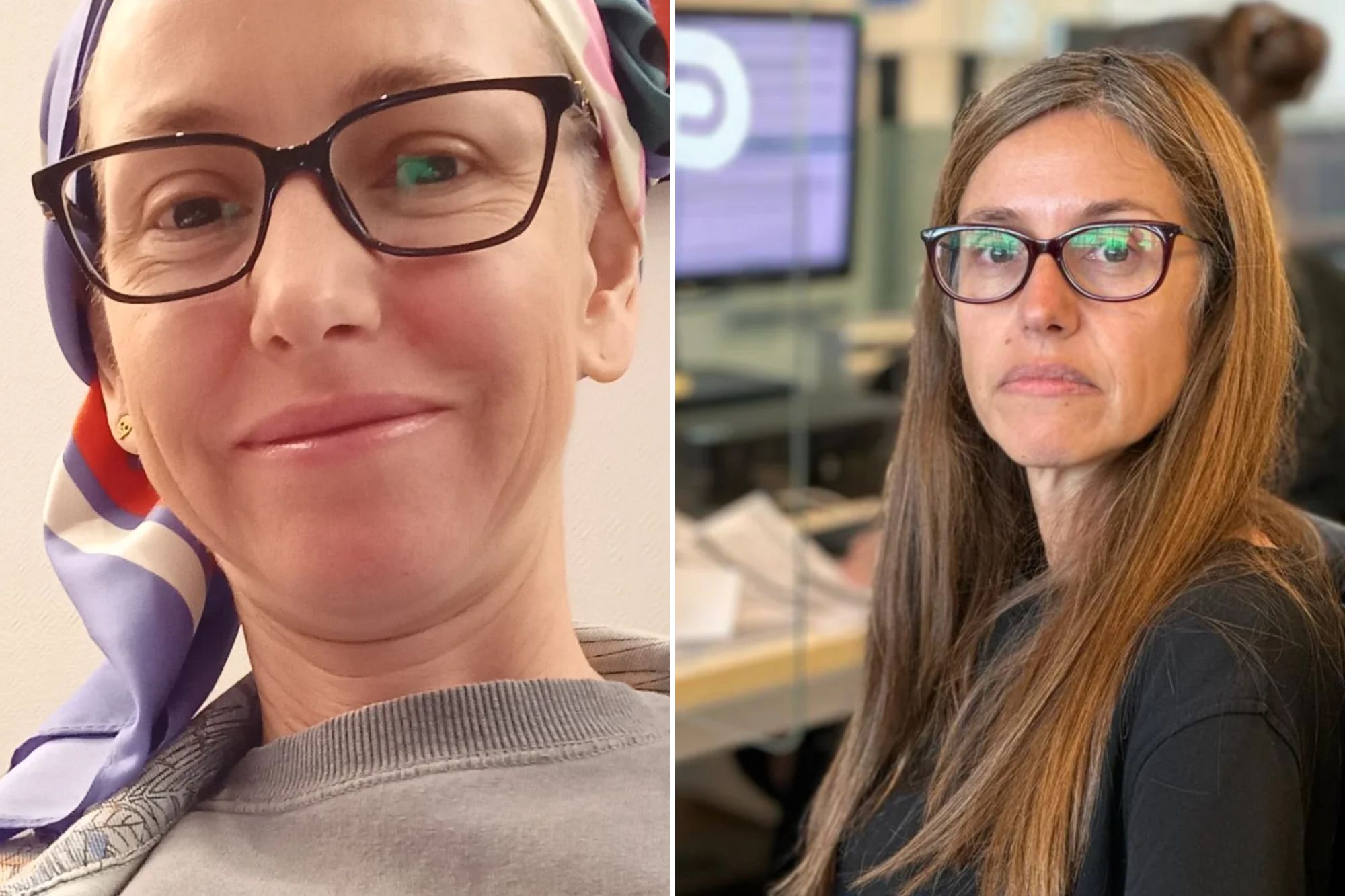 An image collage containing 2 images, Image 1 shows TV presenter dies after secret cancer battle, Image 2 shows TV presenter dies after secret cancer battle