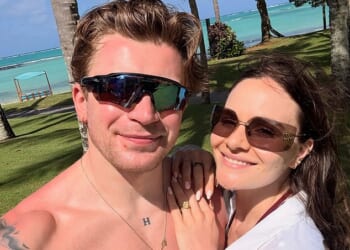 Holly Ramsay and husband Adam Peaty looked loved-up during their luxury £6,000-a-night Mauritius honeymoon as they share a glimpse on Instagram on Sunday