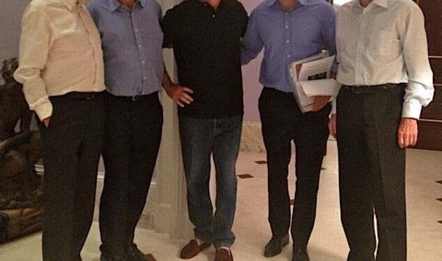 A new photo showing Bill Gates and Jeffrey Epstein with friends was released on Friday
