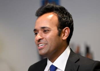 Vivek Ramaswamy attends Charity Day 2025 Hosted by Cantor Fitzgerald Relief Fund at BGC Group on Sept. 11, 2025, in New York City.