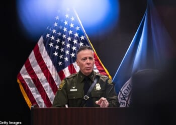 Border Patrol Commander Gregory Bovino speaks during a press conference at the Bishop Henry Whipple Federal on January 22, 2026 in Minneapolis, Minnesota