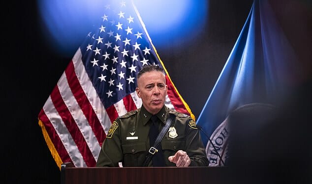 Border Patrol Commander Gregory Bovino speaks during a press conference at the Bishop Henry Whipple Federal on January 22, 2026 in Minneapolis, Minnesota