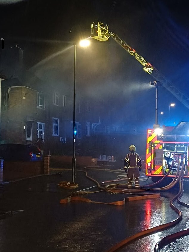 Around 70 firefighters and ten engines were sent to the scene of the blaze shortly after 4am on Tuesday morning