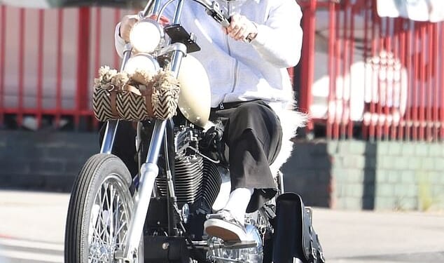 Brooklyn Beckham has copied his estranged dad David yet again after heading out on an identical Harley Davidson chopper (Pictured) after it was revealed he will only speak to his parents through lawyers