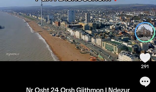 The Mail identified one account, named 'Albanian Postcode' which offers a phoneline based in Brighton and Hove for sale for £300,000.