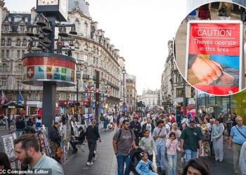 Britain's most dangerous towns and villages are revealed... including one of the nation's richest boroughs and a VERY popular tourist spot - so does YOUR area make the list?