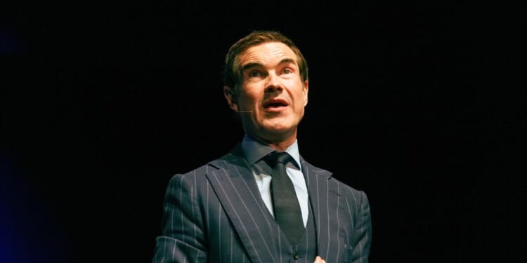 Jimmy Carr performs at Beacon Theatre on Nov. 4, 2025, in New York City.