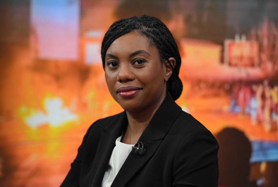 Conservative Party leader Kemi Badenoch on BBC's 'Sunday' political television show.