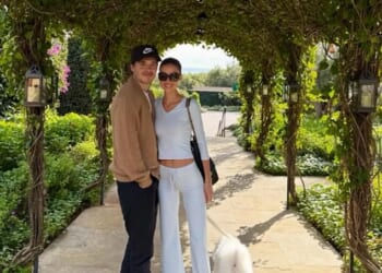 Brooklyn Peltz Beckham and his wife Nicola at the San Ysidro Ranch in Montecito, California