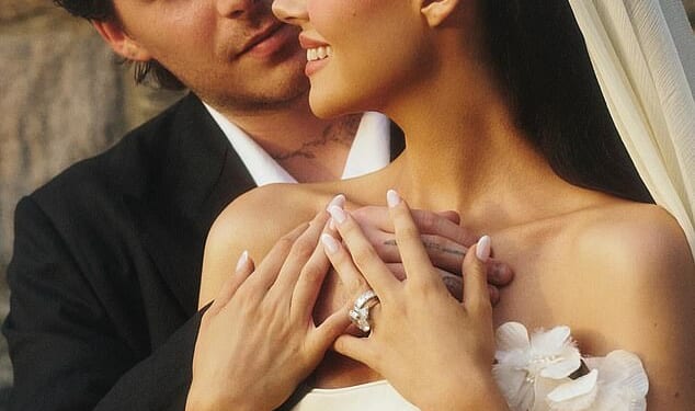 Brooklyn Beckham has claimed mum Victoria 'hijacked' his and wife Nicola Peltz's first dance and acted 'very inappropriately' towards him (pictured at their 2025 vow renewal)