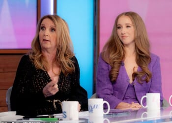 Brooklyn Beckham's ex Afton McKeith has claimed he was 'telling the truth' in his recent bombshell statement, in which he launched an astonishing attack on his famous parents (pictured with her mother Gillian in 2023)