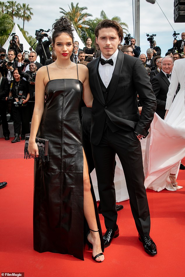The young couple adopted a Pomeranian puppy, Soho, but after rows at the Cannes film festival in May, finally split in July 2019 (pictured at the festival)
