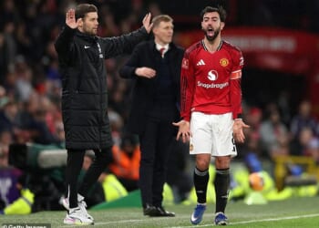 Bruno Fernandes is HACKED on X as Man United captain's account says 'let's get rid' of co-owners Ineos in slew of x-rated messages