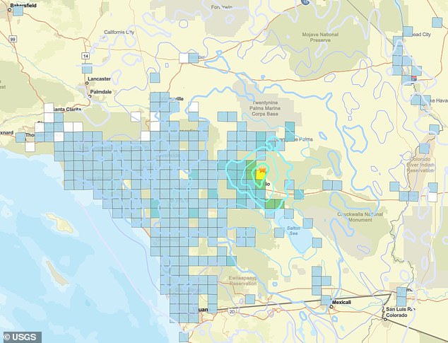 A magnitude 4.9 earthquake struck Southern California at 9pm ET on Monday, starting a swarm of over a dozen tremors in less than a day
