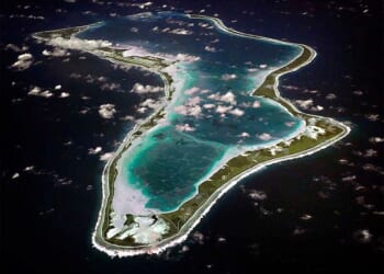 The government overturned efforts by peers to thwart the controversial plan to hand over the UK territory of the Chagos Islands to Mauritius and lease back Diego Garcia (pictured), which hosts a crucial US military base