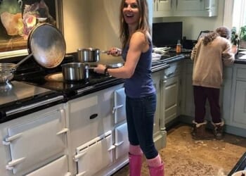 Geri Halliwell has been known for her fondness of traditional, rustic tastes, so it's no wonder her kitchen reflects that
