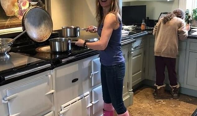Geri Halliwell has been known for her fondness of traditional, rustic tastes, so it's no wonder her kitchen reflects that