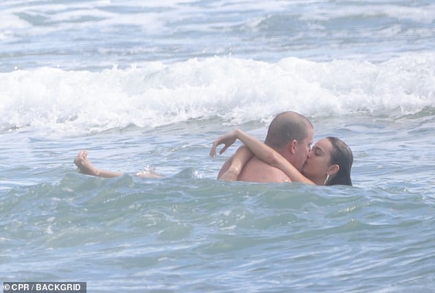 Channing Tatum could not keep his lips off his much younger girlfriend Inka Williams as they put on yet another raunchy display during a beach day on their Costa Rica getaway