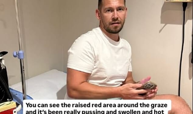 Charlotte Crosby has revealed her holiday in Dubai has turned from bad to worse after her fiancé Jake Ankers had to go to hospital