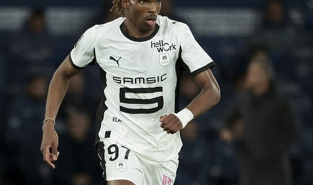 Rennes hope to command a record fee in excess of £50m for Chelsea target Jeremy Jacquet