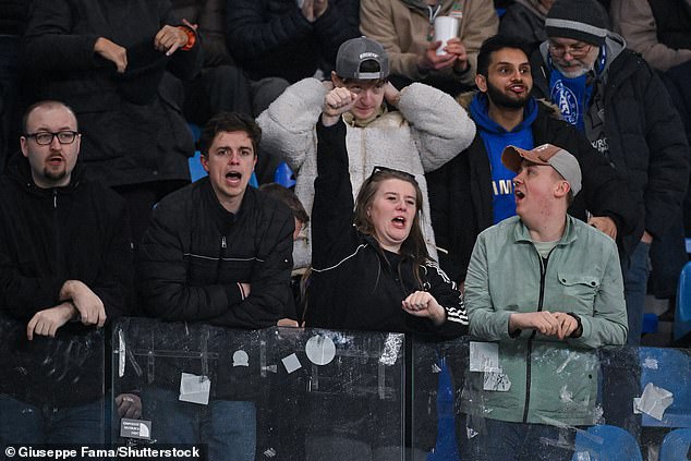 There were 2,500 tickets allocated for Chelsea fans at the Stadio Diego Armando Maradona