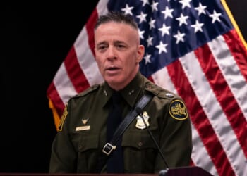 Border Patrol Commander Gregory Bovino speaks during a press conference at the Bishop Henry Whipple Federal Building on Jan. 22, 2026, in Minneapolis, Minnesota.