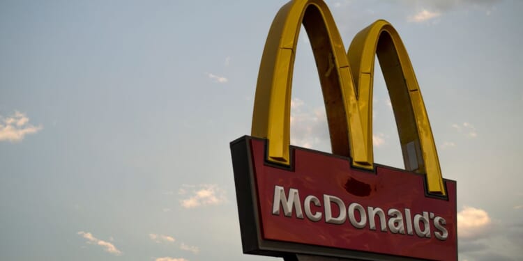 Signage on a McDonald's restaurant states "Lake Street Strong" on June 21, 2020, in Minneapolis, Minnesota.