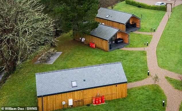 The pods are advertised as 'Riverside Retreats - Bon Bon' on AirBnB, and have received several positive reviews