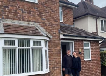 Laura Hodson, 23, and her partner Aaron Davies, 25, bought their three-bedroom home in Wrexham for £250,000