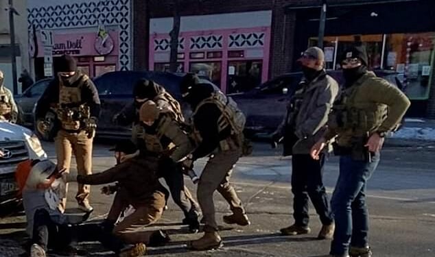 Video shows Alex Pretti, 37,  already pepper sprayed and on his knees when the clip begins