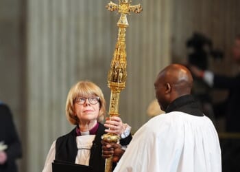 Dame Sarah Mullally became the 106th Archbishop of Canterbury, taking up the position at St Paul’s Cathedral