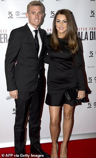 The pair tied the knot at St Ambrose Catholic Church in Hale