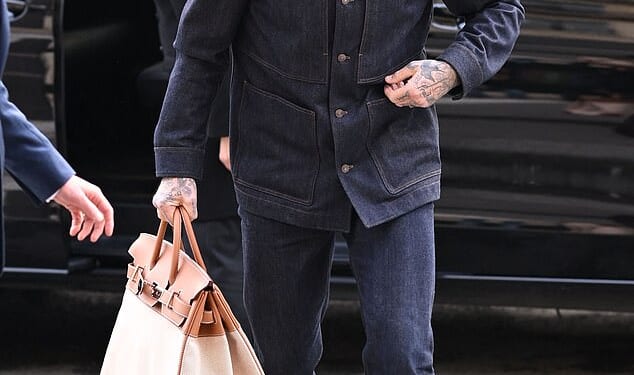 Sir David Beckham's international tour continued on Monday as he arrived in Paris ahead of Haute Couture Fashion Week - and more questions about his relationship with son Brooklyn